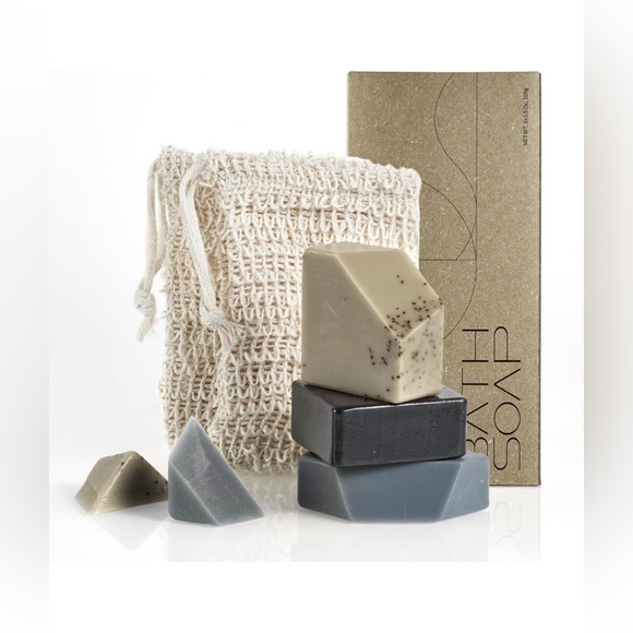 Men's Natural Bar Soap 3 PACK - Moisturizing Soap Ma - Picture 1 of 8